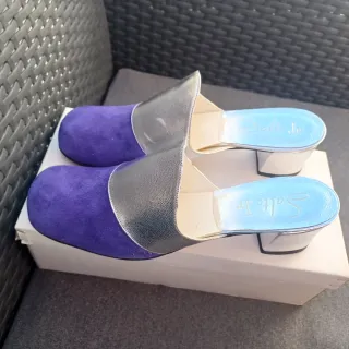 LOTE DE 3 Zapatillas Salto Jin Talla 37 Morado/Pla