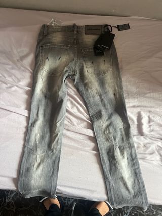 Pantalones DSQUARED2 Azules Desgastados