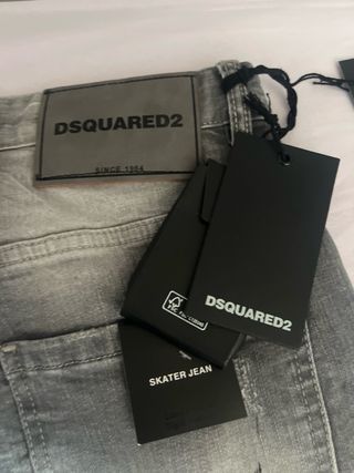Pantalones DSQUARED2 Azules Desgastados