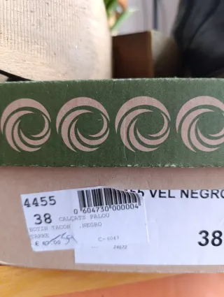 Bota/media caña de piel exterior e interior, mujer