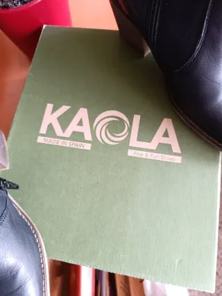 Bota/media caña de piel exterior e interior, mujer