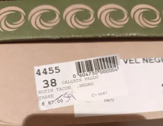 Bota/media caña de piel exterior e interior, mujer