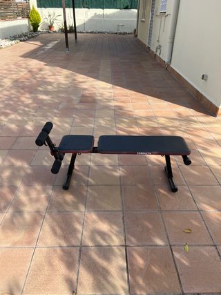 Banco de pesas y abdominales Decathlon