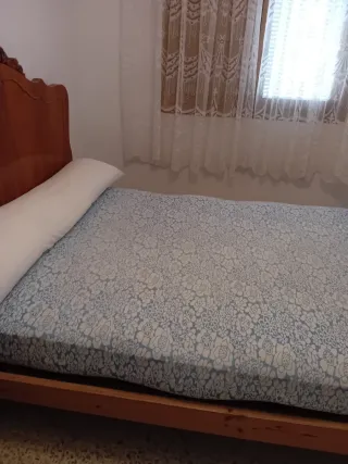Colchón y almohada de tela