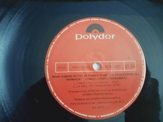 Vinilo L'Apocalypse des Animaux Vangelis