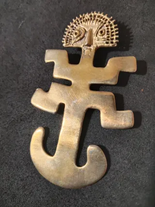 Colgante Plata vermil Inca