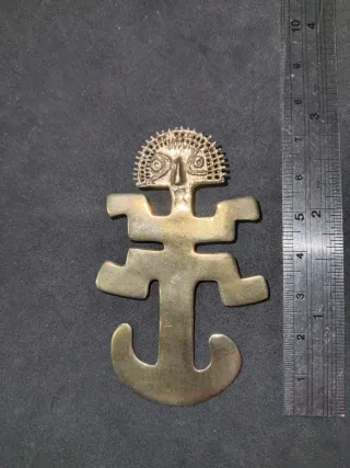 Colgante Plata vermil Inca