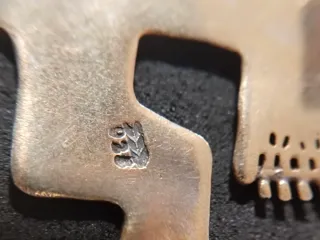 Colgante Plata vermil Inca