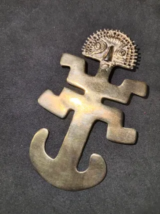 Colgante Plata vermil Inca