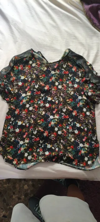 Camisa estampada flores