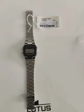 Reloj Casio A163WA-1QES Plata