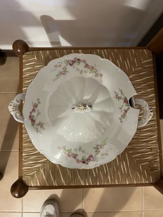 Set porcellana floreale