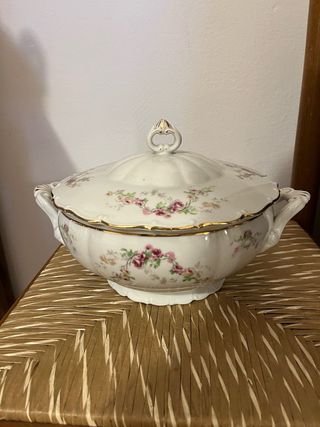 Set porcellana floreale