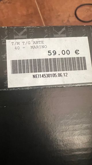 Zapatos de tacón PAKER azul marino 40 un uso