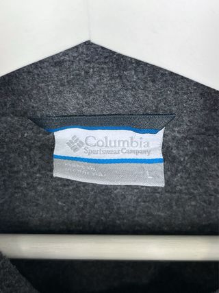 Forro Polar Columbia Oversize Retro Gris