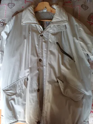 Giaccone uomo beige taglia 52