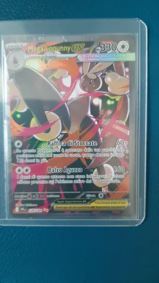 Mega Lopunny EX 128/094 Carta Pokémon