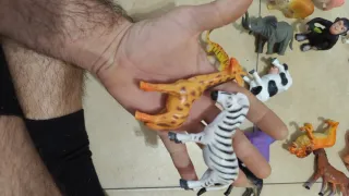 Set 15 animali gioco plastica