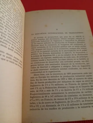 Historia social del movimiento obrero europeo.