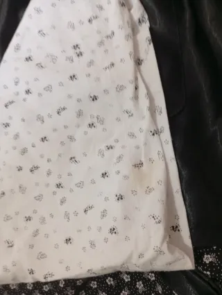 Traje de caserita negro y blanco