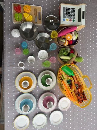 Cocinita Juguete y Complementos Ikea Duktig Madera