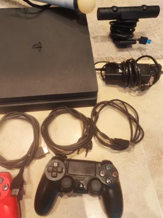 PS4 Negra + Gafas VR, 2 Mandos, Pistola y Juegos