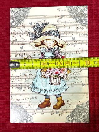 TARJETA POSTAL ILUSTRACIÓN DE SARAH KAY NIÑA