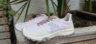 Zapatillas Mujer Scalpers Beige/Morado