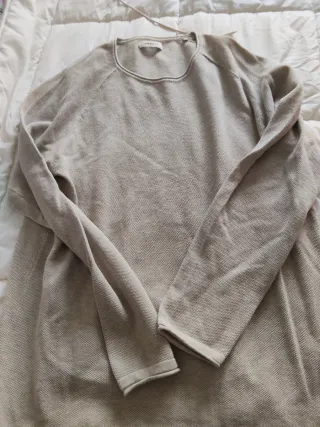 Camiseta de vestir hombre beige