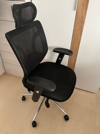 Silla de oficina ergonómica para largas horas