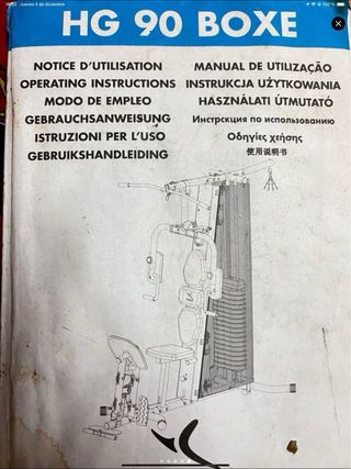 Máquina Multifuncional Domyos HG 90 BOXE