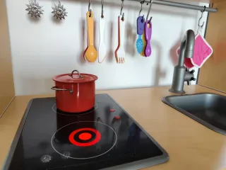 Cocina de madera infantil