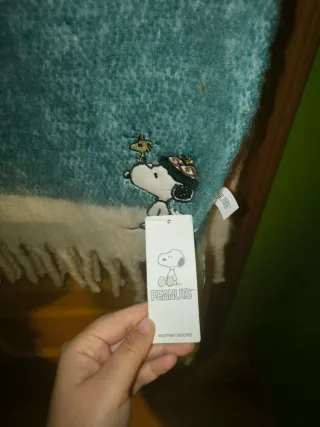 Bufanda gordita de Snoopy Nueva etiqueta