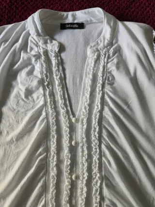 Camiseta Tintoretto blanca sin mangas