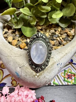 Anillo Plata 925 Piedra Luna