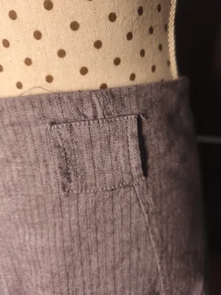 Falda bonita con botones