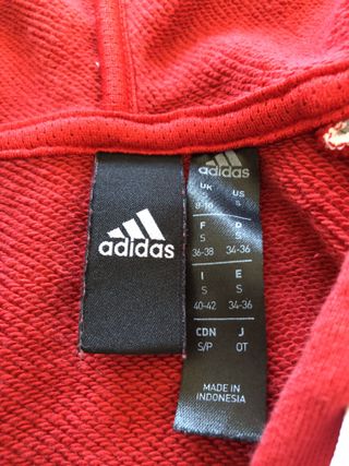 Sudadera Adidas Roja y Azul