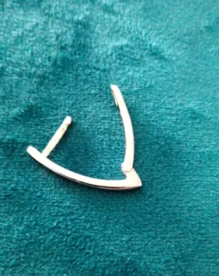 Pendientes plateados