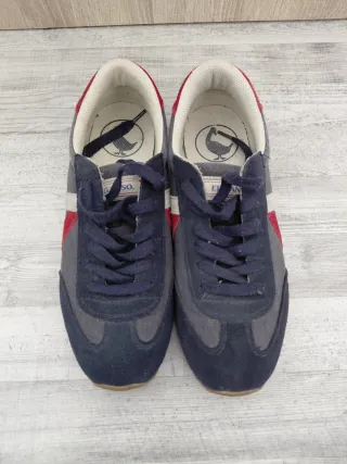 Sneakers sportive blu e rosse