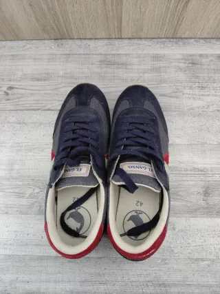 Sneakers sportive blu e rosse