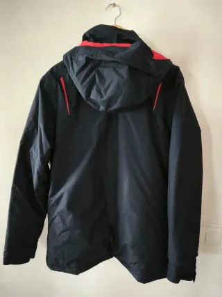 Chaqueta Columbia Negra y Roja