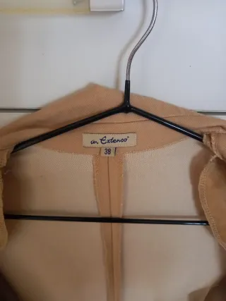 Chaqueta de vestir beige