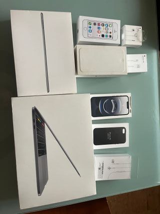 Cajas vacías Apple: iPhone, iPad, MacBook