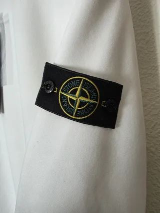 Sudadera Stone Island Blanca 1:1