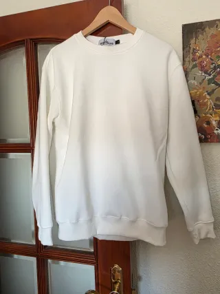 Sudadera Stone Island Blanca 1:1