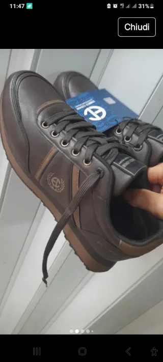 Sneakers Enrico Coveri Marroni Taglia 44