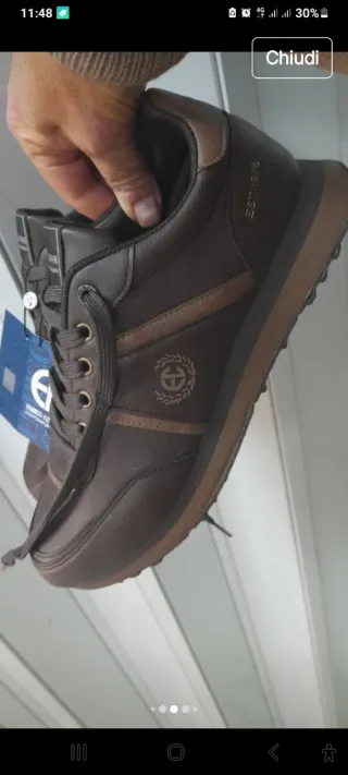 Sneakers Enrico Coveri Marroni Taglia 44