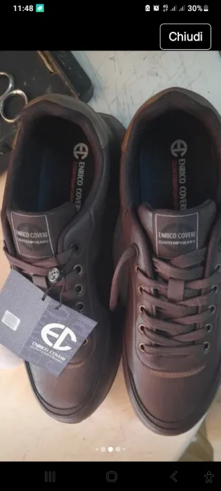 Sneakers Enrico Coveri Marroni Taglia 44