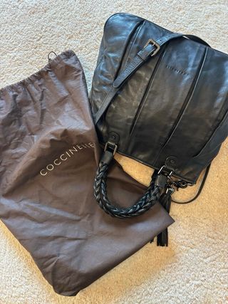 Borsa Coccinelle Pelle Nera Tote Bag