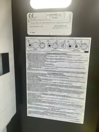 Estufa de gas Campingaz negra